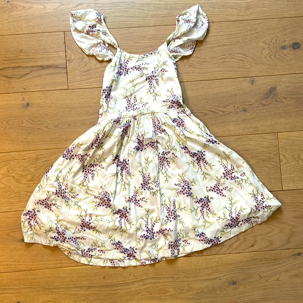 Tucker & Tate cream dress girls 10/12